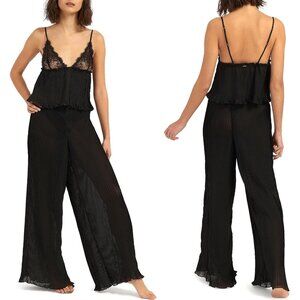 New! Bluebella Black Atalanta Cami and Trouser Set Size Small/XS - 47651